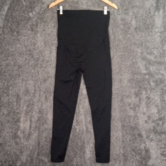 Babybud maternity leggings side pockets over the belly size smell women's - Picture 1 of 6